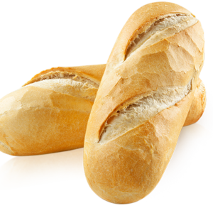 Baguetinhas congeladas de casca dourada