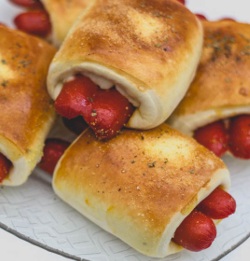 Pão de hotdog congelado macio